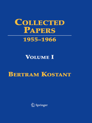 cover image of Collected Papers, Volume 1